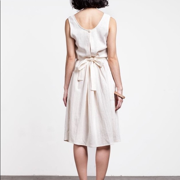 Jesse Kamm Field Dress Navy Medium - Picture 11 of 13